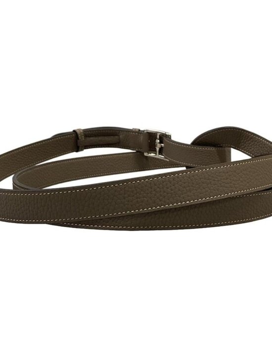 Hermes Belt 90 Etriviere Double Tour Etoupe Silver main image 6